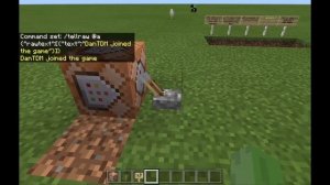 Make a fake join/leave message in Minecraft. (Bedrock Edition)