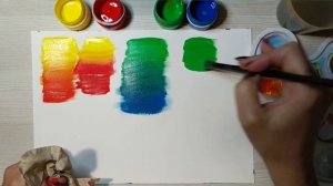 Упражняемся в градиенте гуашью
