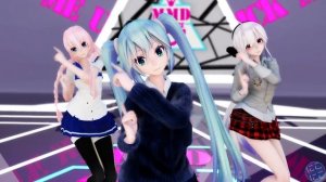 【MMD】[3change] Produce 101 Theme Song _ 创造101 主题曲② (中文字幕) [4K UHD](720P_HD).mp4