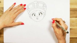 How to draw Jessie | Brawl Stars super easy drawing tutorial with coloring page