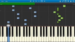 Шура - Ты Не Верь Слезам (на пианино Synthesia)