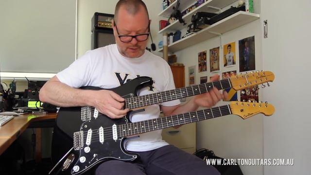 Carlton Guitars: Double Neck S-TYPE смотреть онлайн