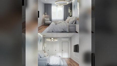 Идеи дизайна спальни. Современная красивая спальня. Bedroom design ideas.