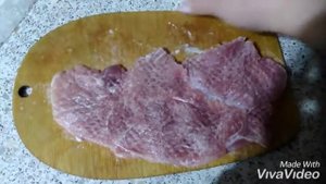 Шницель из свинины !!! Готовим сами !!!
