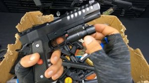 Black Airsoft Guns, Laser Guns, Toy Weapons / Amazing Guns