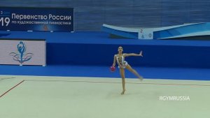 Lala Kramarenko - Ball/Russian Junior Championship 2019/AA 20.35