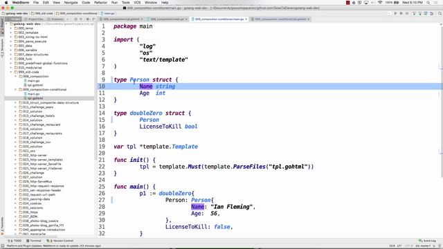 GOLANG OOP - COMPOSITION IN GO смотреть онлайн