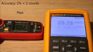 UNI-T UT210E Accuracy check