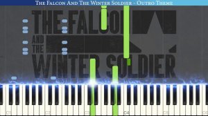 The Falcon And The Winter Soldier Theme | Piano Tutorial