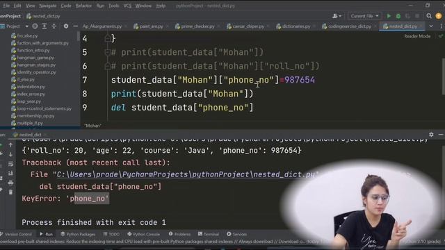 Nested Dictionaries in Python | Python Tutorials for Beginners #lec69