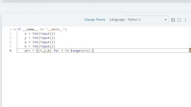 #7 list comprehension python hackerrank solution - Python | Hackerrank Python