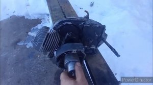 Внеплановый видос. Двигатель Д8 с кпп от минчика .Ответ для тех кто сказал что этот мотор фэйк.