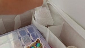 ОБЗОР на мою коробочку где хранится  бисер ?