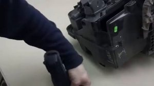 Установка заглушки салонного фильтра Рено Логан 2