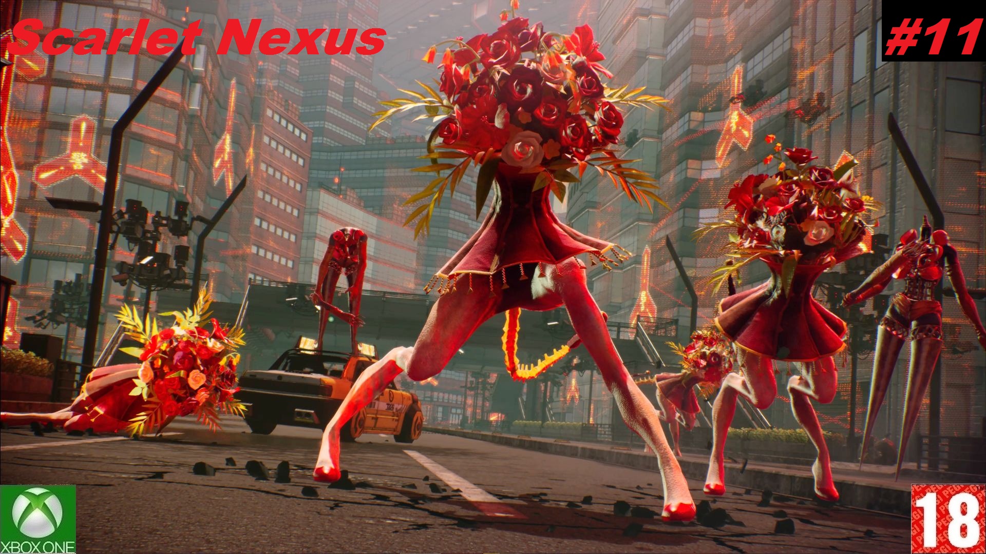 Scarlet Nexus (Xbox One) - Прохождение - #11, за Касане Рэндалл (без комментариев)