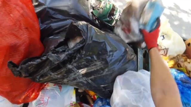 Что можно найти Летом в мусорном баке ? лазаю по помойкам и свалкам Краснодарского края жара +45 смотреть онлайн