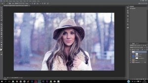 Make it Snow in PHOTOSHOP 2016