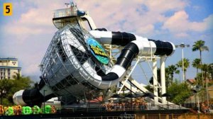 Топ 10 Безумных Водных Горок со всего Мира