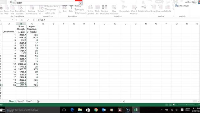 Linear Regression in Excel 2013 Tutorial смотреть онлайн