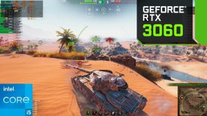 World of Tanks : RTX 3060 + i5-12400F : Ultra Graphics