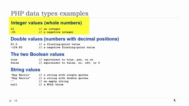 PHP / MySQL Course 01 - Overview of PHP