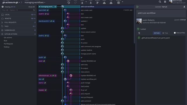 How to use GitHub Actions in GitKraken смотреть онлайн