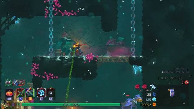 Dead Cells. экспертный.пещера (100%). три клетки.полное прохождение.убейте 60 врагов не получив уро смотреть онлайн