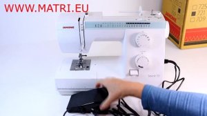 Janome Sewist 721 sewingmachine what's in the box