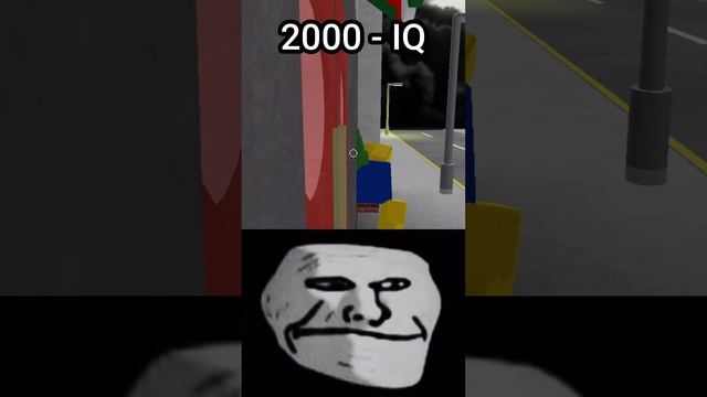 Roblox 2000 IQ Moment (Troll Face Meme) #shorts #roblox #short