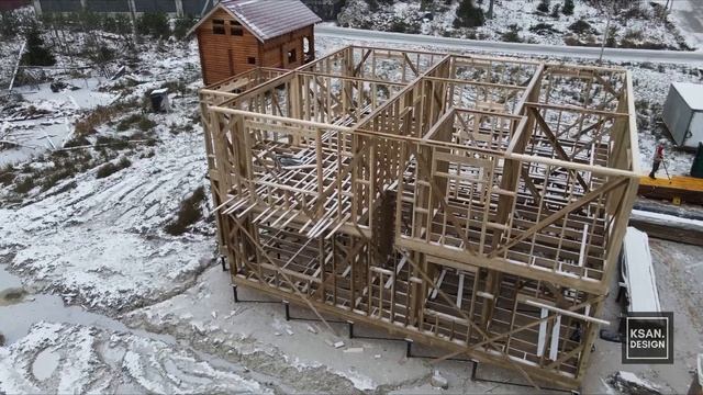 Строительство каркасных домов | KSAN design смотреть онлайн