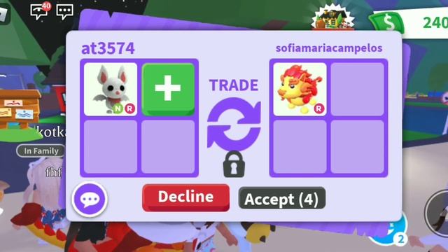 Трейды на NR албино бет в Адопт Ми/Роблокс! смотреть онлайн