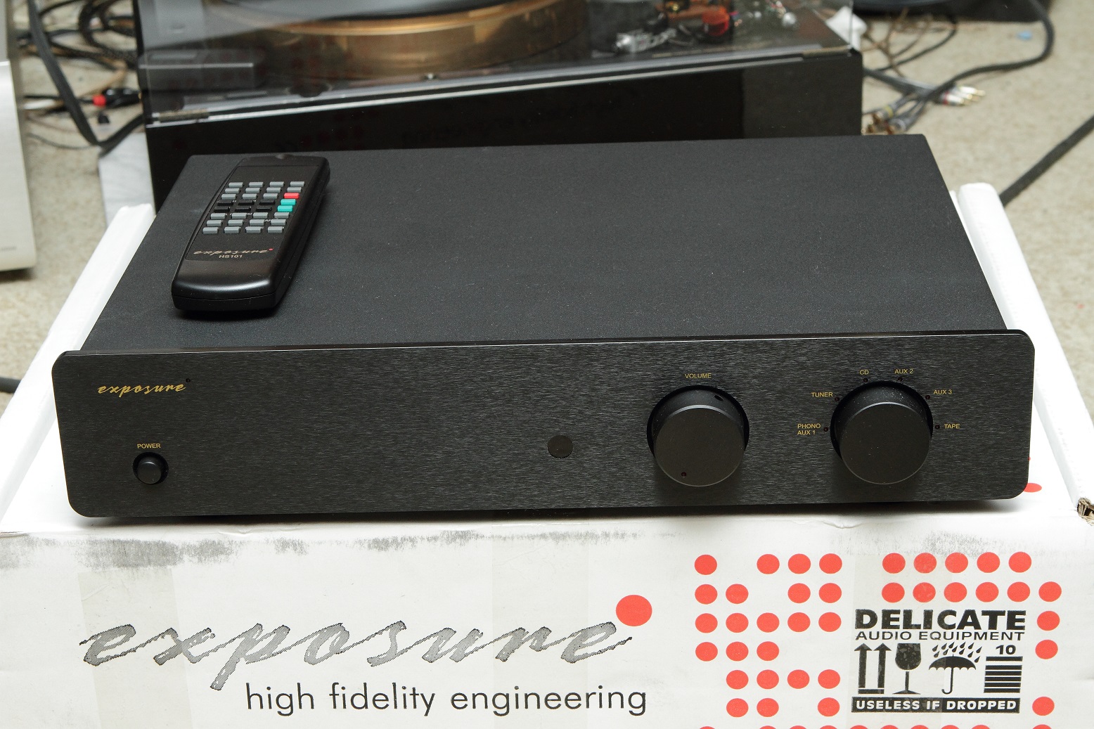 exposure 2010s2 integrated amplifier hi-fi system audiophile sounds