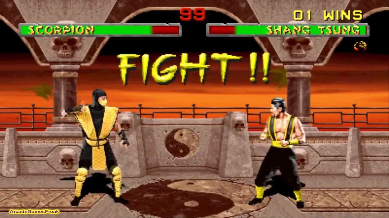 Mortal Kombat 2 Shang Tsung walkthrough  FatalityDemonstration mortalkombat fatality фаталити