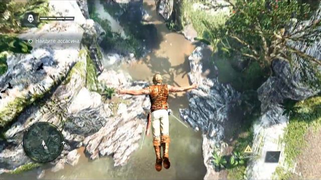 Прохождение игры Assassin's Creed 4 - Черный Флаг. часть 1( Игра немного лагает ) смотреть онлайн