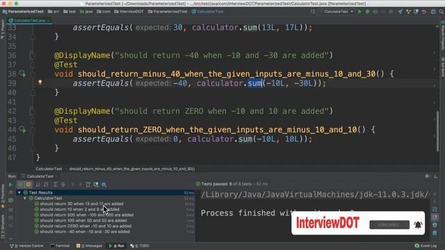 JUNIT PARAMETERIZED TEST TAMIL | InterviewDOT