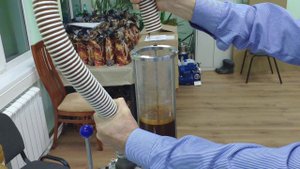 Ламинарный насос для перекачивания мелассы (патоки).