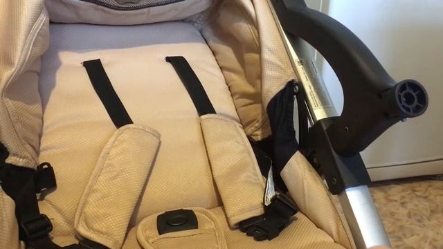 как снять чехол с коляски Liko Baby BT 1218B смотреть онлайн