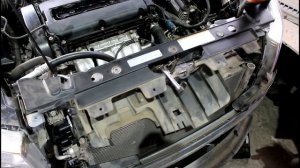 Замена радиатора охлаждения двигателя на Chevrolet Cruze 1,8 Шевроле Круз 2015 года 2часть