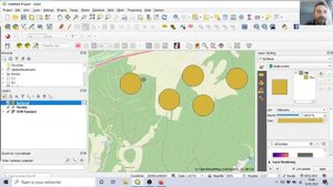 10-Buffers on QGIS (how to make buffer zone around point, line, polygon vector)
