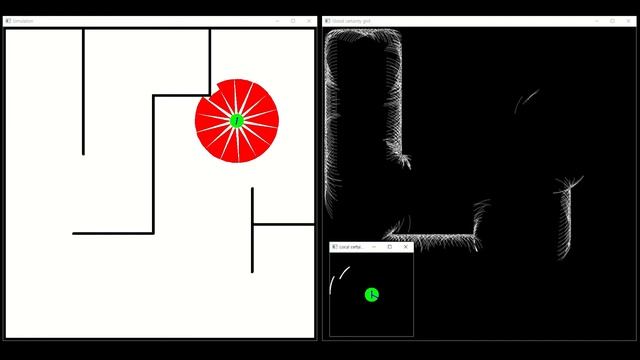Sonar-based Autonomous Mobile Robot Simulation смотреть онлайн