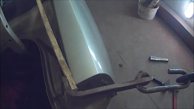 Renault Logan такси, удар в зад. прав. крыло, доделываем и финиш смотреть онлайн