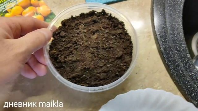 Посев томатов на рассаду/Посев томатов в кипяток/Когда сеять томаты