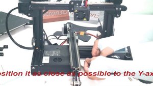 CREALITY Ender 3 Y-axis upgrade linear rail installation guide.