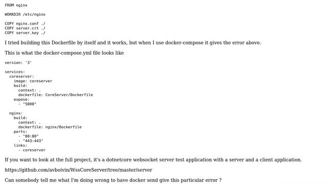 Why is Docker-compose failing to copy local files to the container? (2 Solutions!!) смотреть онлайн