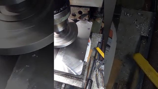 2Е78п Фрезеровка 500 мм плиты дюраля. смотреть онлайн