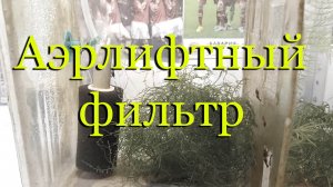 Аэрлифтный фильтр своими руками для аквариума и креветочника из труб ПВХ.