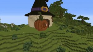 Build witch house in minecraft halloween