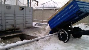 Снегоплавилка ОСА-22.02 на отработанном масле