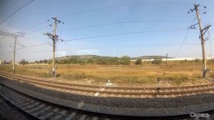 От Симферополя до Севастополя из окна электропоезда