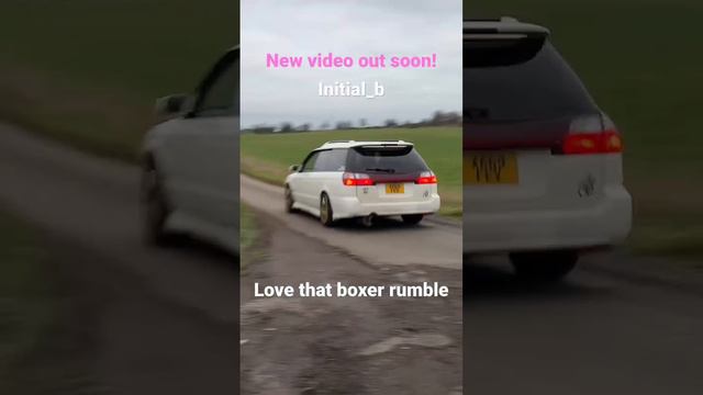 400bhp Subaru turbo flutter and drive by. Initial_b